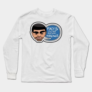 Ben Shapiro: Facts Don't Care About Your Feelings - Blue Long Sleeve T-Shirt